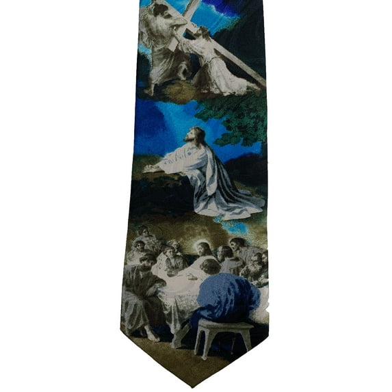 Choose From Over 60 Different Designs Steven Harris Mens Christian Religious Neckties Jesus Neck Tie