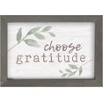 thumbnail image 1 of Choose Gratitude Greenery Whitewash 10 x 7 Inch Pine Wood Framed Wall Art Plaque, 1 of 1