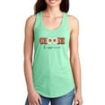 thumbnail image 1 of Choose Happiness Daisies Art Racerback Tank Women -Image by Shutterstock, Female Small, 1 of 4