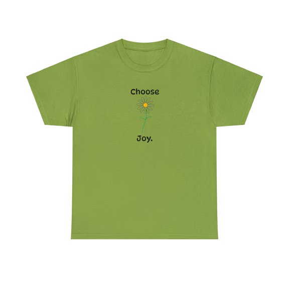 Choose Joy Daisy Unisex Heavy Cotton Tee