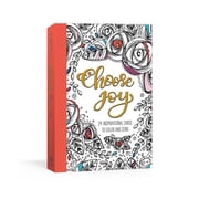 Choose Joy Postcard Book 24 Inspirational Cards to Color and Send, Hardcover