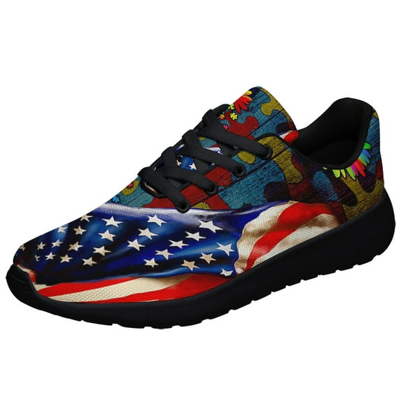 Choose Kind Autism Shoes Sneakers for Women Men Black Size 3.5