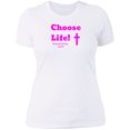 thumbnail image 1 of Choose Life 2.0 Ladies Boyfriend Tee Shirt, 1 of 9