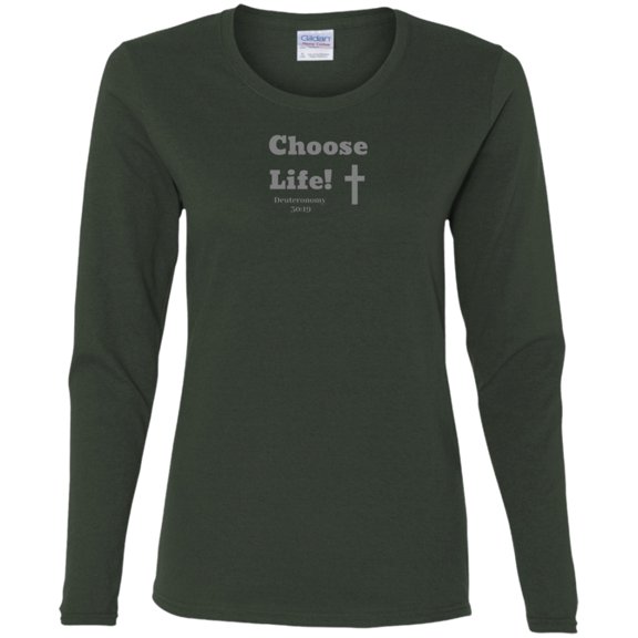 Choose Life 2.0 Ladies LS Tee Shirt