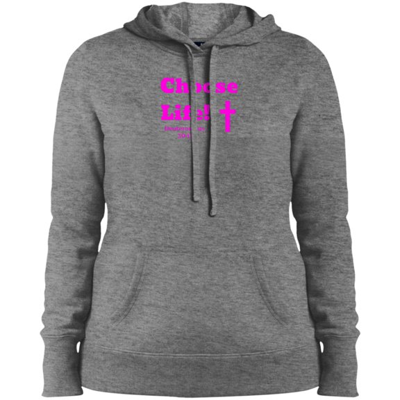 Choose Life 2.0 Ladies Pullover Hooded Sweatshirt