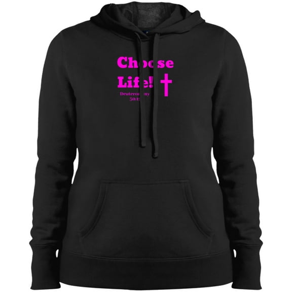 Choose Life 2.0 Ladies Pullover Hooded Sweatshirt