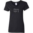thumbnail image 1 of Choose Life 2.0 Ladies V Neck Tee, 1 of 6