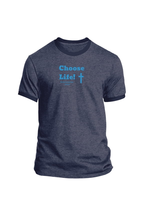 Choose Life 2.0 Men’s Ringer Tee