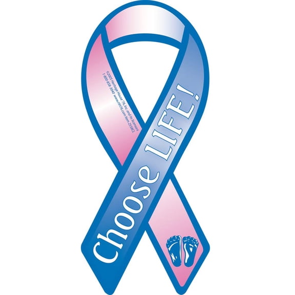 Choose Life, Ribbon Pro-Life Magnet