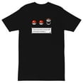 thumbnail image 1 of Choose Wisely Men’s Premium Heavyweight Tee (Black, S), 1 of 2