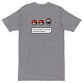 thumbnail image 1 of Choose Wisely Men’s Premium Heavyweight Tee (Carbon Grey, 4XL), 1 of 2
