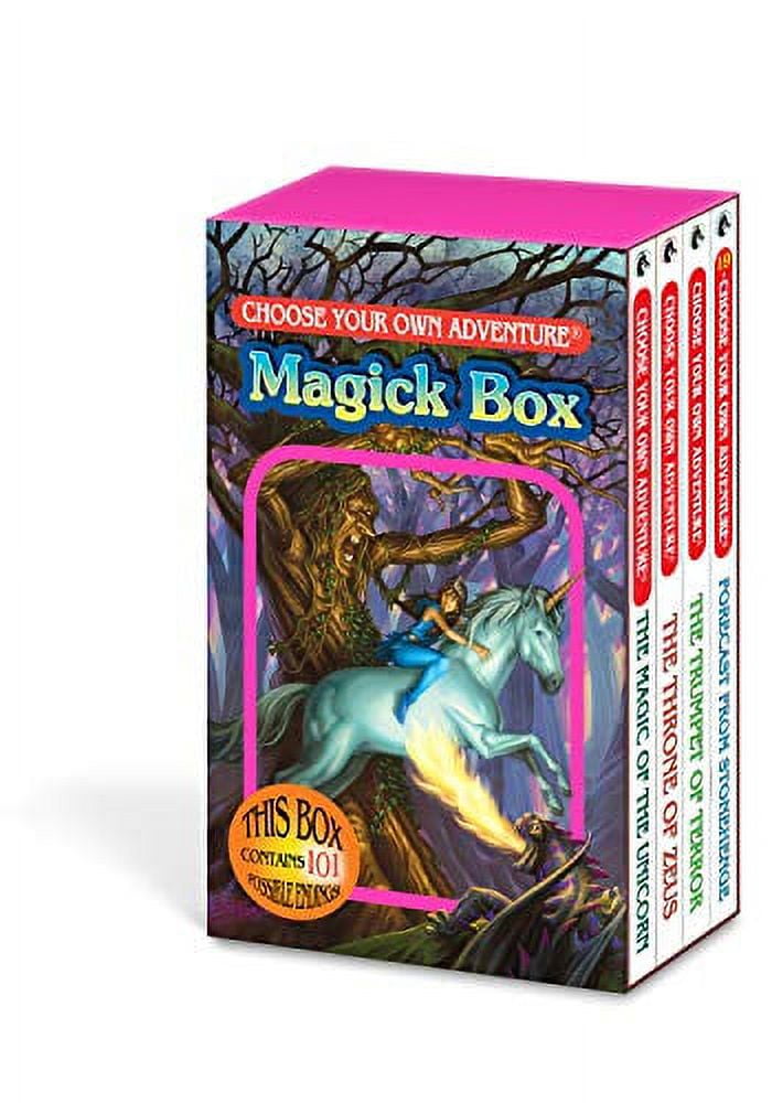 Pre-Owned Choose Your Own Adventure 4-Book Boxed Set Magick Box (the Magic of the Unicorn, the Throne of Zeus, the Trumpet of Terror, Forecast from Stonehenge) (Paperback) 1937133680 9781937133689