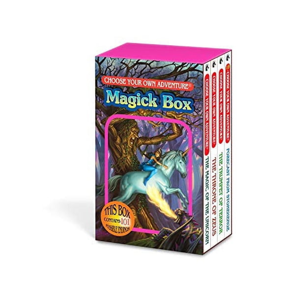 Pre-Owned Choose Your Own Adventure 4-Book Boxed Set Magick Box (the Magic of the Unicorn, the Throne of Zeus, the Trumpet of Terror, Forecast from Stonehenge) (Paperback) 1937133680 9781937133689