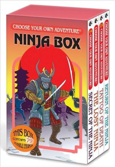 Pre-Owned Choose Your Own Adventure 4-Book Boxed Set Ninja Box (Secret of the Ninja, Tattoo of Death, the Lost Ninja, Return of the Ninja) (Paperback) 1937133702 9781937133702