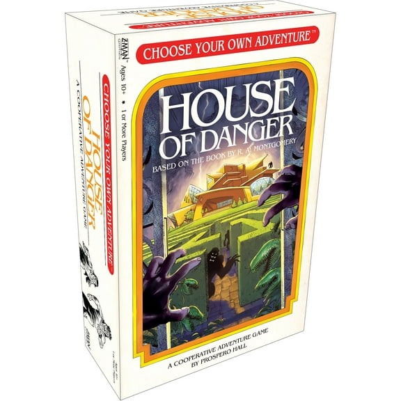 Choose Your Own Adventure: House of Danger Family Strategy Board Game for Ages 10+, from Asmodee