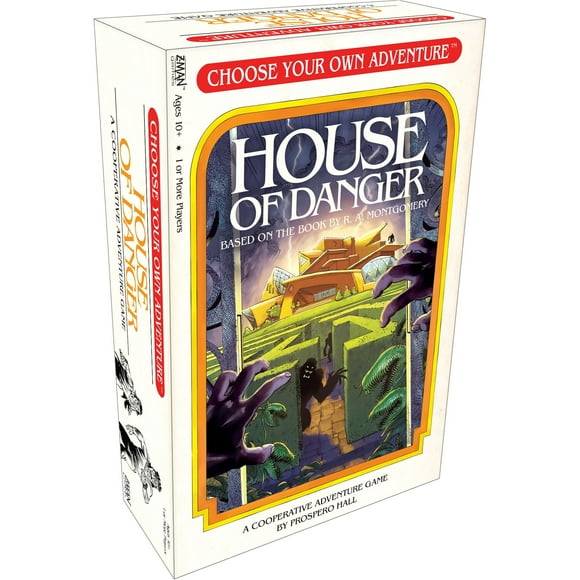 Choose Your Own Adventure: House of Danger Family Strategy Board Game for Ages 10+, from Asmodee