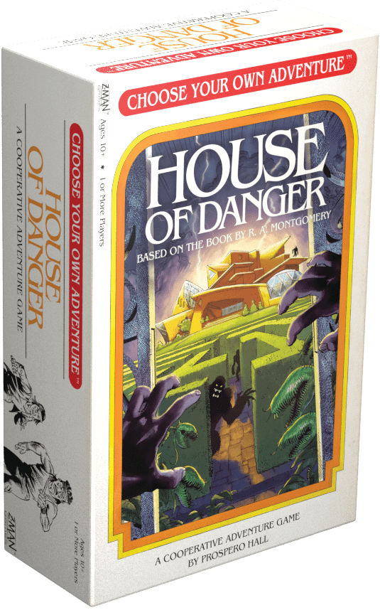 Z-MAN Choose Your Own Adventure: House of Danger Narrative Board Game for Ages 10 and up, from Asmodee