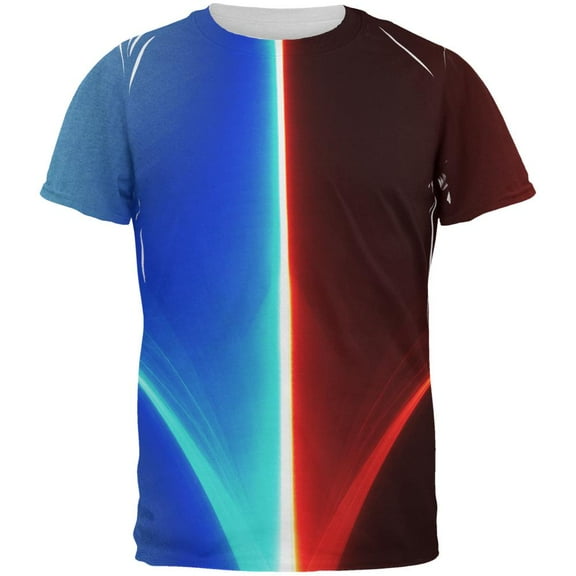 Choose Your Own Path to Destiny All Over Mens T Shirt Multi MD