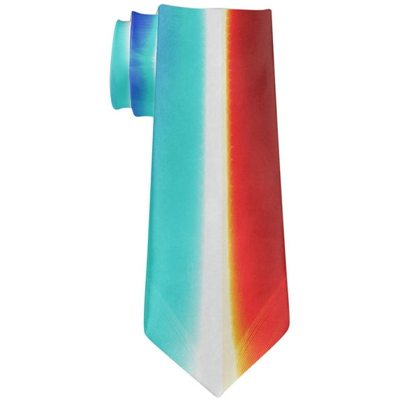 Choose Your Own Path to Destiny All Over Neck Tie Multi Standard One Size