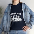 thumbnail image 1 of Choose Your Weapon Chess  - Funny Chess Pieces Tee Tshirt, 1 of 2