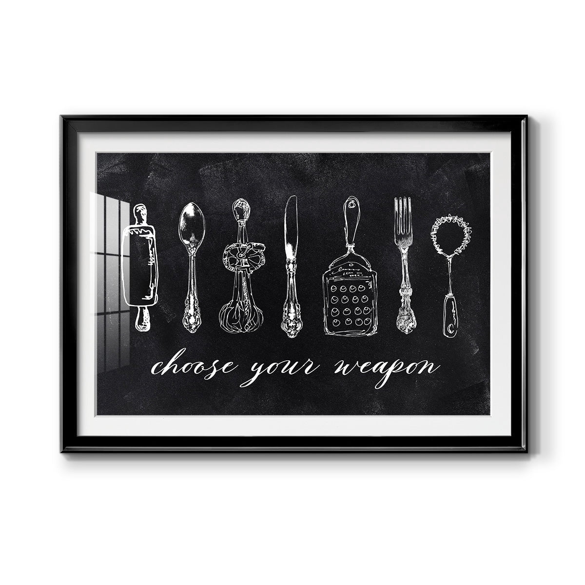 Choose Your Weapon Premium Framed Print - Ready to Hang