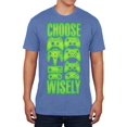 thumbnail image 1 of choose your weapon wisely video games mens soft t shirt, 1 of 1