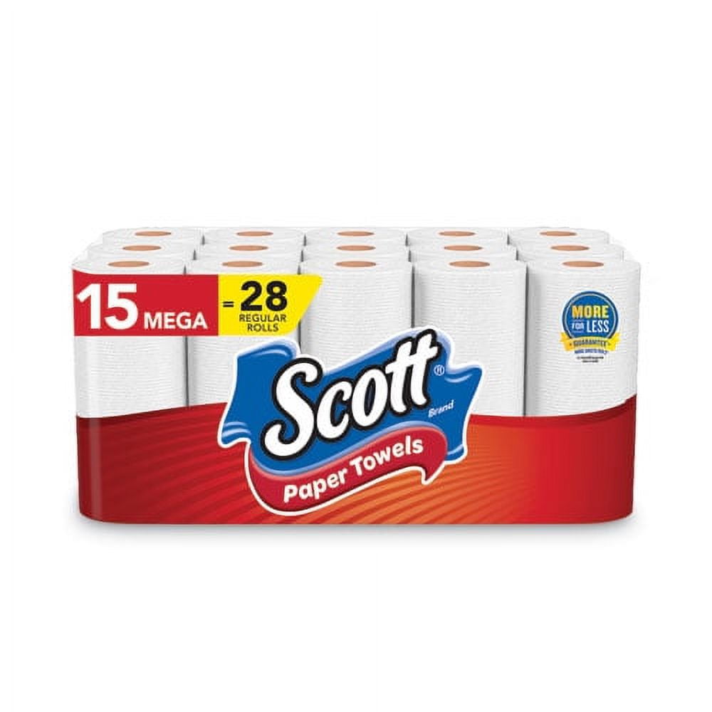 Choose-a-sheet Mega Kitchen Roll Paper Towels, 1-ply, 7.31 X 11, White, 102/roll, 30 Rolls Carton