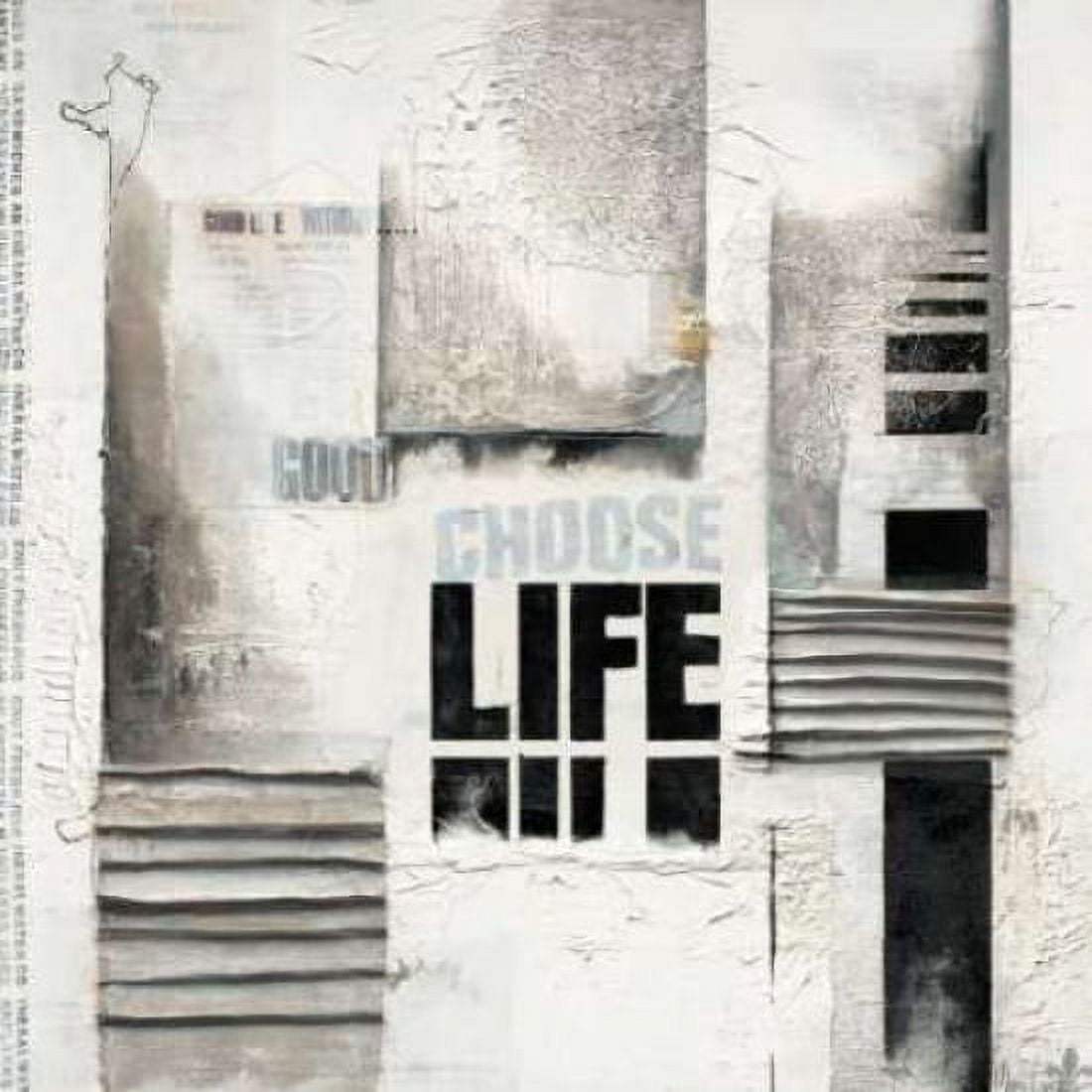 Choose life Canvas Art - Marie-Louise Oudkerk (24 x 24)