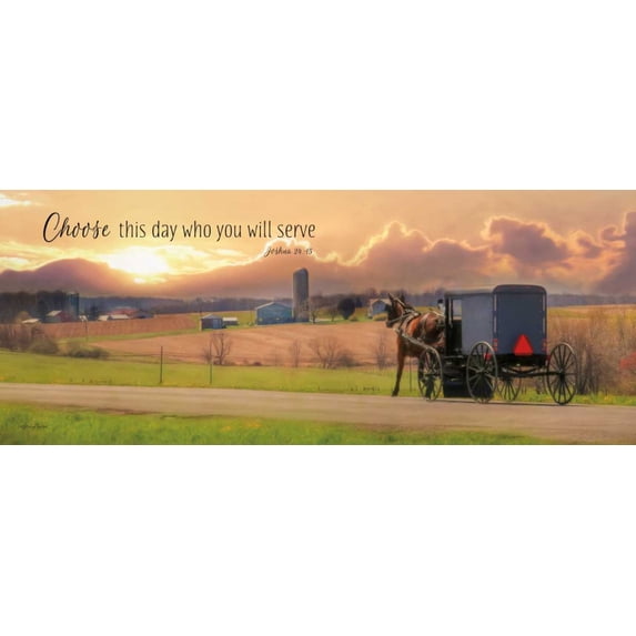 Choose the Day Poster Print by Lori Deiter (36 x 15)