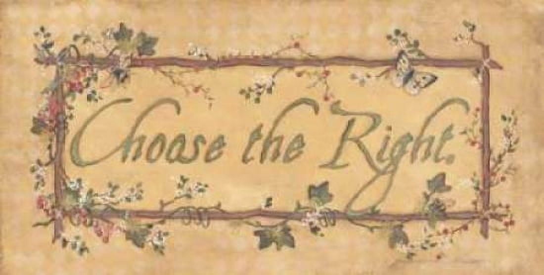 Choose the Right Canvas Art - Stephanie Marrott (10 x 20)