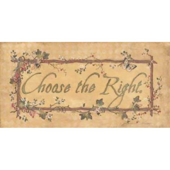 Choose the Right Canvas Art - Stephanie Marrott (24 x 48)