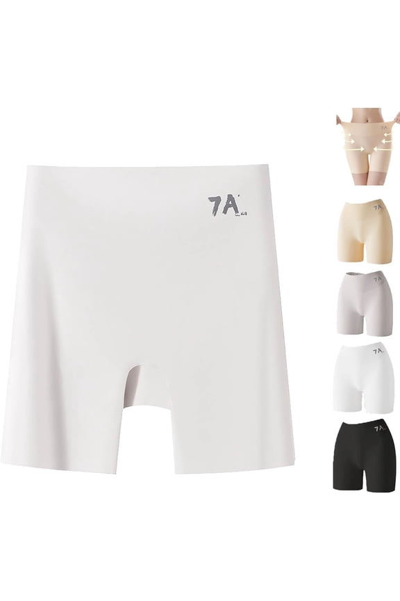 High Waist Seamless Panties, Tummy Control Butt Lifting Ice Silk Shaper Shorts for Women, Breathable All-Day Wear