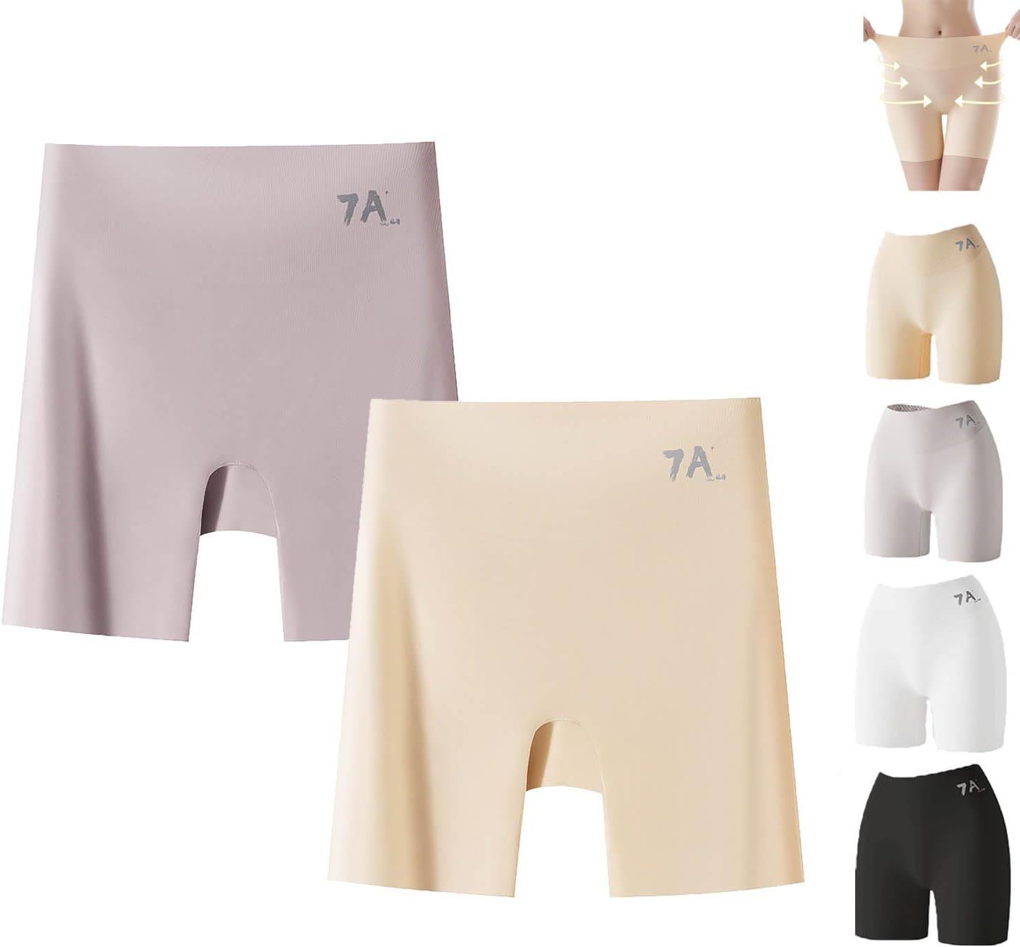 Culottes Femme Gainantes Haute Taille Ice Silk - Contournent Ventre, Galbent Fesses | Sans Couture