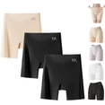 thumbnail image 1 of Ice Silk Panties 7a, 3-in-1 Panties Women High-Waist Ice Silk Underwear W/Tummy-Control Hip-Lifting Seamless Pants, 1 of 7