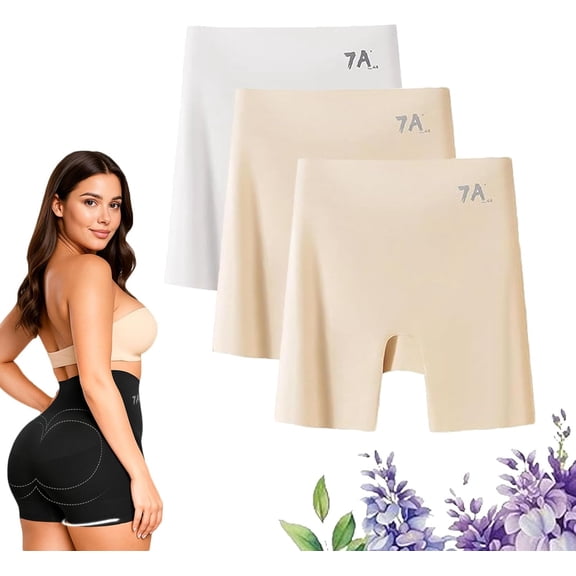 Choosemuc Underwear Women High-Waisted Silk Underwear for Women - 3-in-1 Tummy Control & Butt Lift Shapewear Underwear, Invisible Seamless 7A-Grade Silk Panties