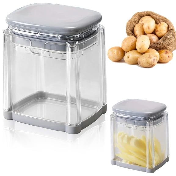 Chop Box French Fry Cutter For Potatoes French Fries Cutter Potato Cutter For Fries Manual French Fry Cutter Replaceable Potato Cutter And Potato Slicer Can Be Used As A Potato Slicer