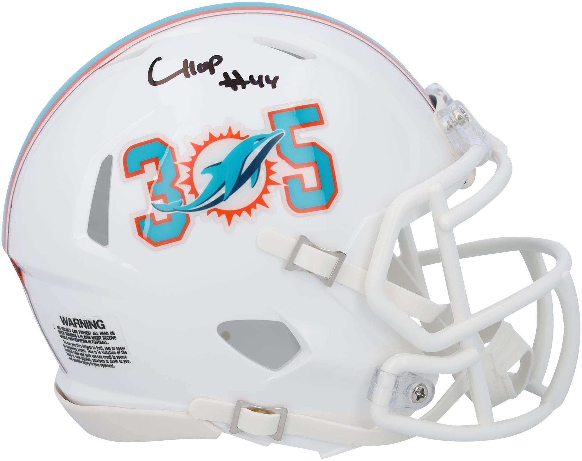 Chop Robinson Miami Dolphins Autographed 305 Speed Mini Helmet - Fanatics Authentic Certified