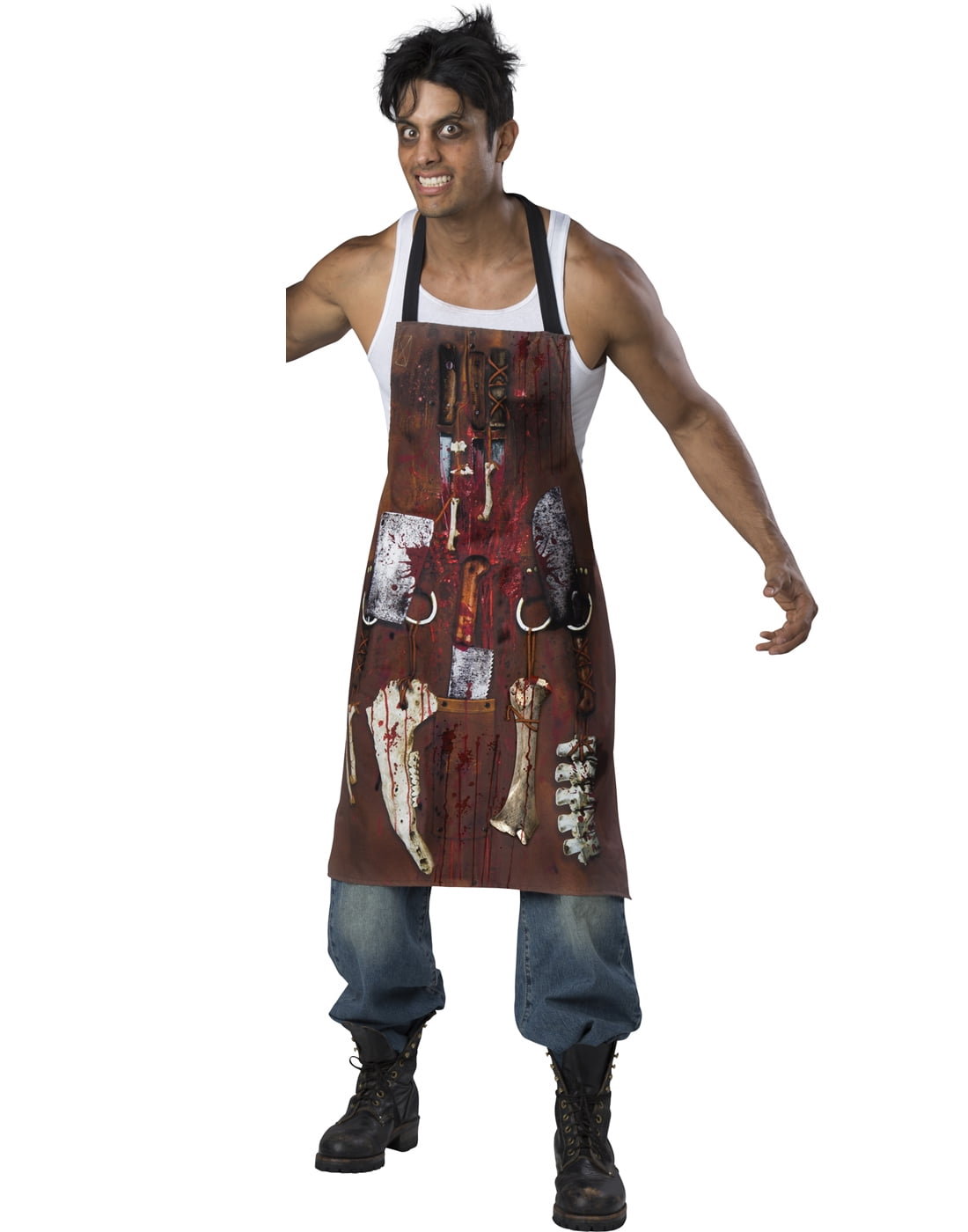 Chop Shop Butcher Mens Adult Meat Cutter Halloween Costume ApronOs