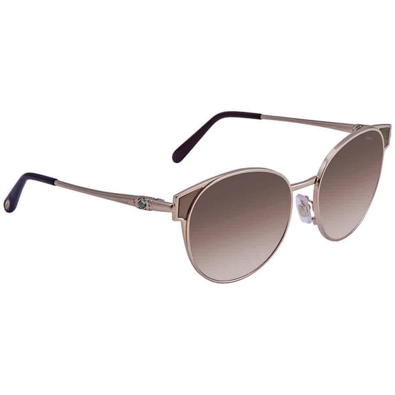 Chopard Brown Gradient Cat Eye Ladies Sunglasses SCHC21S 300 56