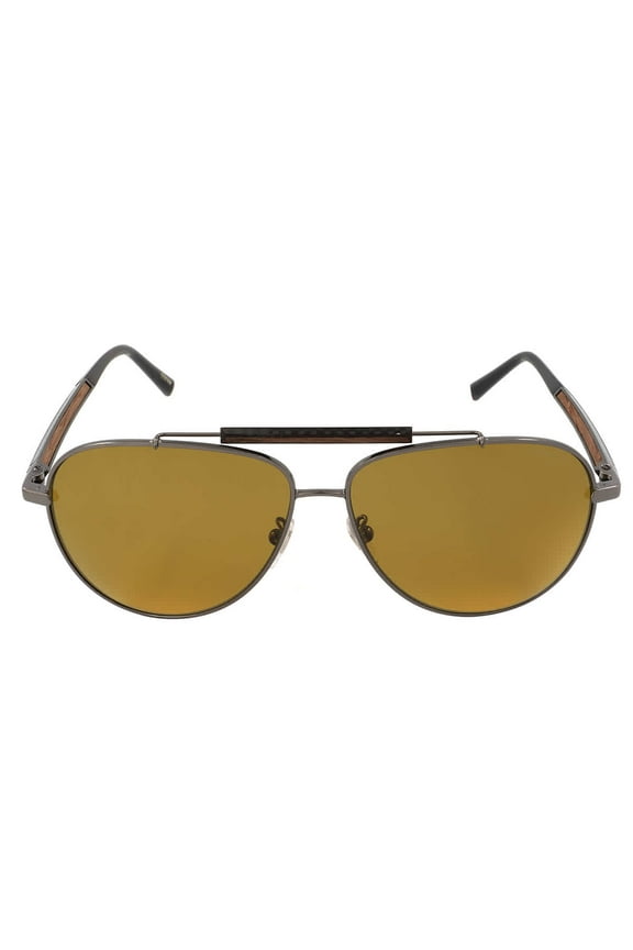 Brown Pilot Men's Sunglasses SCHC94 568P 60