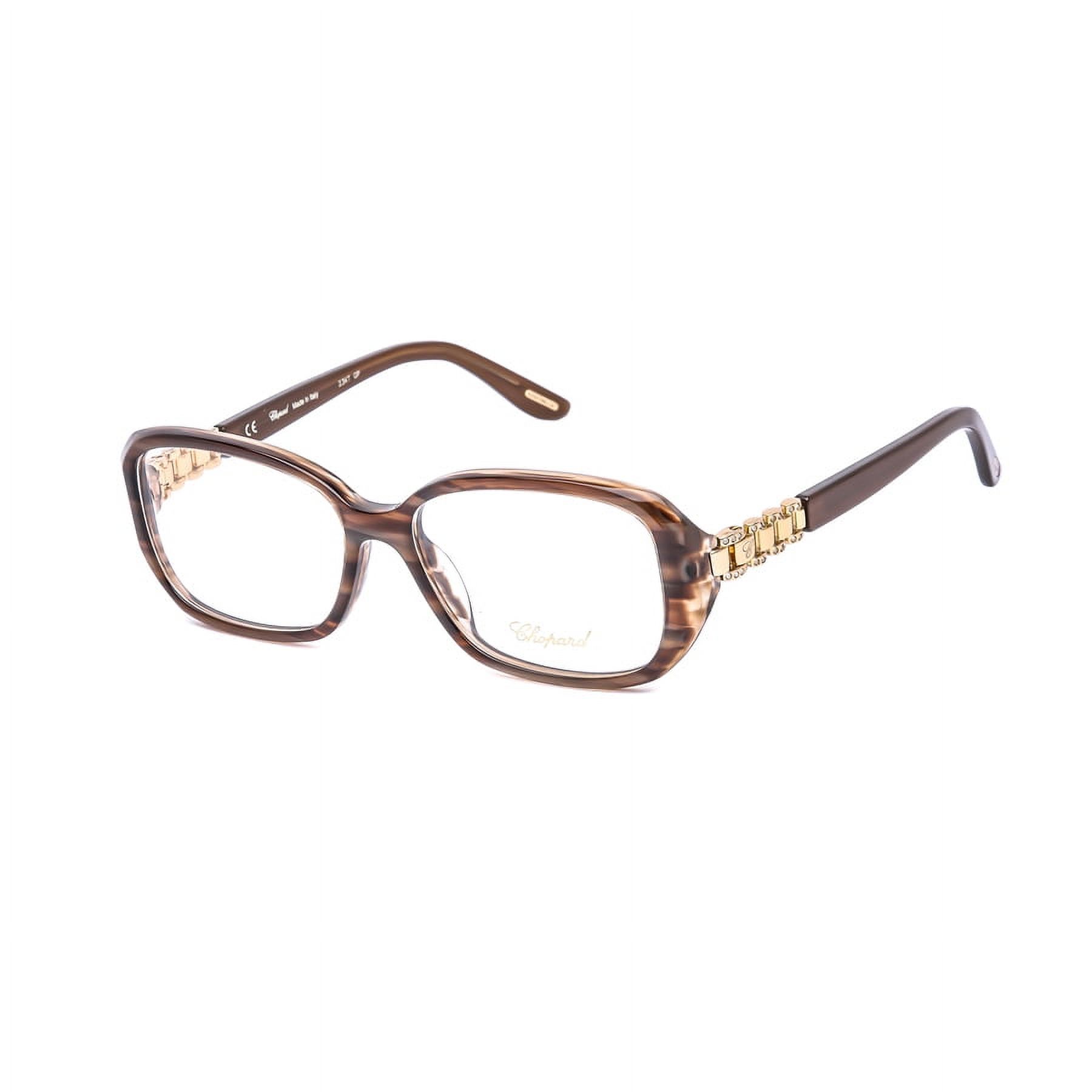 Chopard Ladies Brown Square Eyeglass Frames VCH155S 794 53