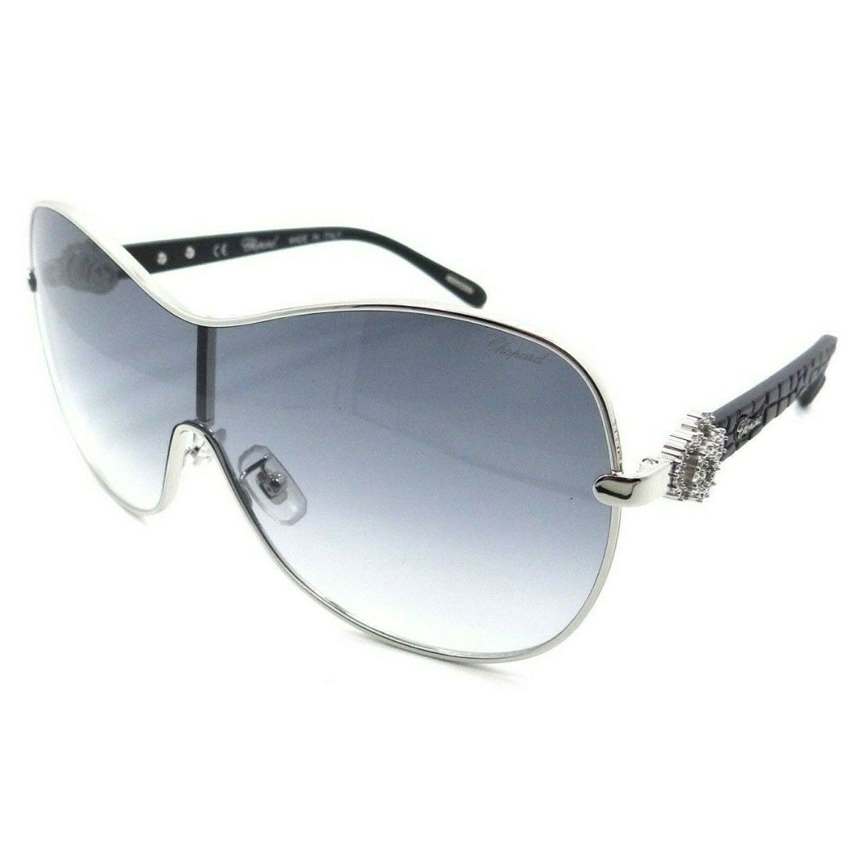 Chopard Oval Style Gray Gradient Lens. SCHC34M Chopard Sunglasses K07P Light Gold - eye-oo.com main image 2