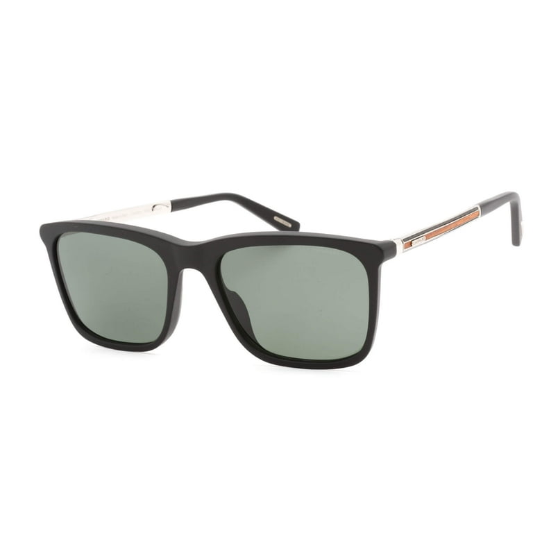 Chopard SCH280 703P Men's Black Plastic Rectangular Sunglasses