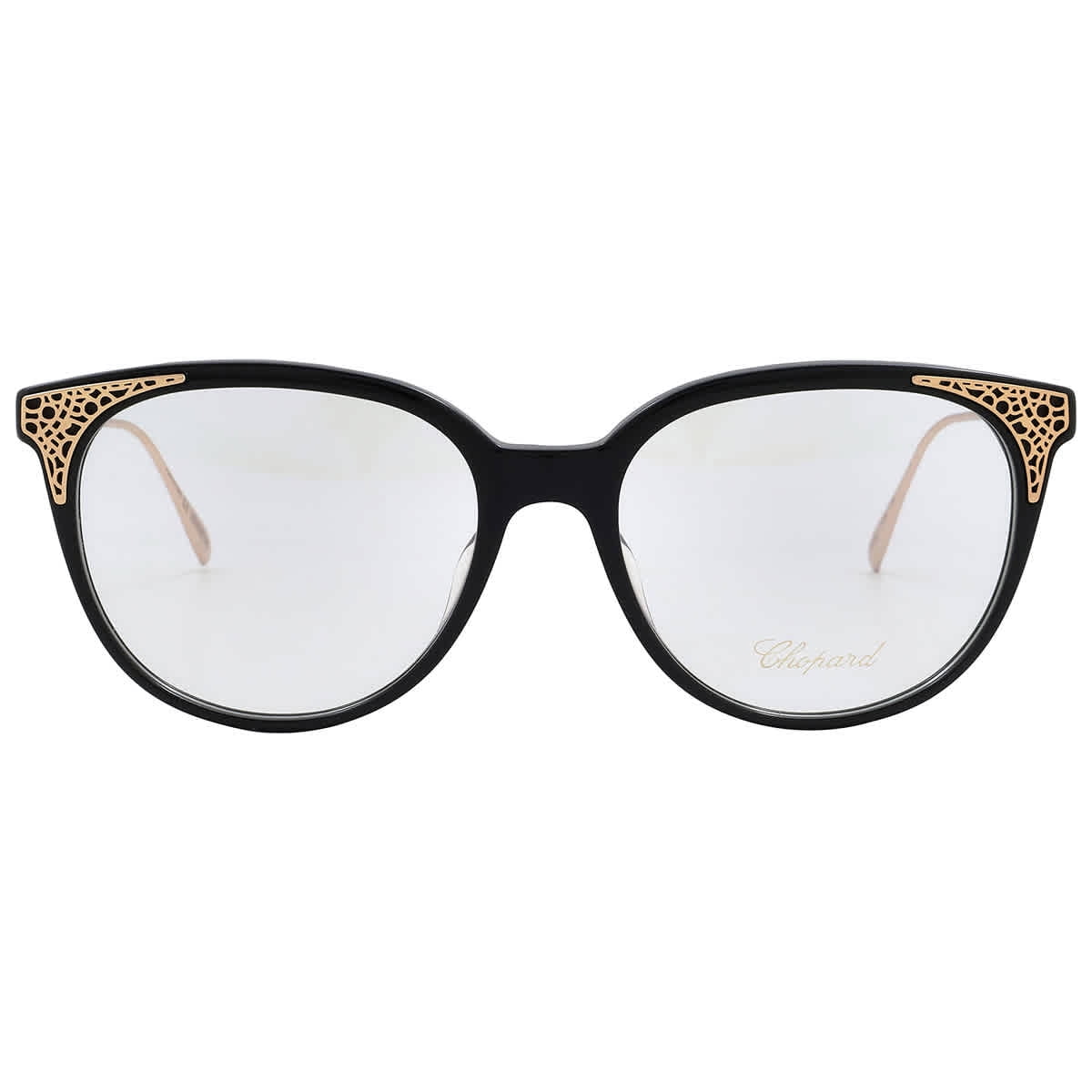 Chopard Women\'s Black Eyeglass Frames Chopard VCH332S 0700 Titanium Eyeglasses Women main image 4