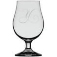 thumbnail image 1 of Chopin Script Etched Monogram Glencairn Crystal Iona Beer Glass Letter Y, 1 of 1