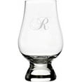 thumbnail image 1 of Chopin Script Etched Monogram Glencairn Crystal Whisky Glass Letter R, 1 of 2