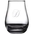 thumbnail image 1 of Chopin Script Etched Monogram Spey Dram Whisky Tasting Glass Letter D, 1 of 2