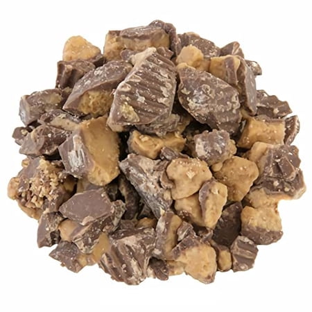 Chopped Candy Ice Cream Topping by T.R. Toppers | 5 Pound Bulk Bag (Peanut Butter Cups)