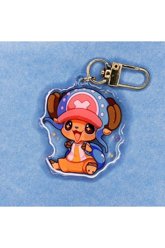 Chopper 2 Acrylic Keychains | Double Sided Glitter Epoxy (1 keychain)