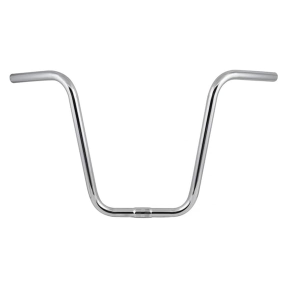 Chopper Bike Handlebar 24.5 Inch - 1 Inch Clamp - Chrome Bicycle Handlebars - 13 Inch Rise - Custom Cruiser Bike Accessories